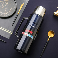 THERMOS 膳魔師 SK-2020高真空不銹鋼戶外旅行保溫壺 2000ml 藍色
