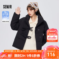 Semir 森馬 女士羽絨服 黑色90001