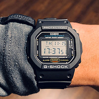 CASIO 卡西歐 G-SHOCK頭文字D小方塊運動男表 頭文字D款DW-5600E-1