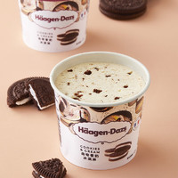H?agen·Dazs 哈根達(dá)斯 經(jīng)典曲奇香奶口味大桶冰淇淋473ml 家庭裝