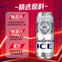 Budweiser 百威 冰啤酒 500ml*18聽