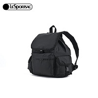 LeSportsac 樂(lè)播詩(shī)新款包女包休閑旅行雙肩包大容量通勤背包上課書(shū)包 黑色2