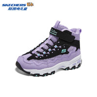 SKECHERS 斯凱奇 兒童加絨保暖棉靴