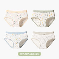 GRACE 潔麗雅 女士純棉印花蝴蝶結(jié)內(nèi)褲 4條裝