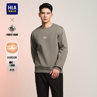 HLA 海瀾之家 衛(wèi)衣男冬季24新加絨加厚長(zhǎng)袖男