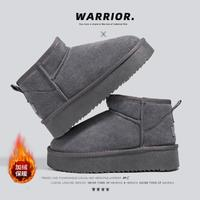 WARRIOR 回力 經(jīng)典保暖加絨雪地靴 增高厚底款 WZ0091