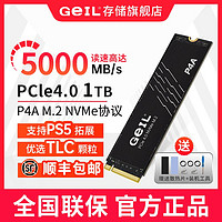 GeIL 金邦 P4A 1TB M.2固態(tài)硬盤PCIE 4.0筆記本臺(tái)式協(xié)議接口SSD全新