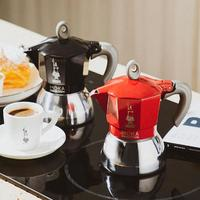 Bialetti 比樂(lè)蒂 2杯份家用戶外便攜雙色摩卡壺咖啡壺