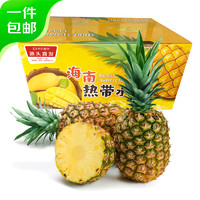 Mr.Seafood 京鮮生 海南金鉆鳳梨 4.5-5斤(2個) 單果1000g+