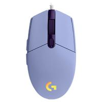 logitech 羅技 G102 二代 有線鼠標 8000DPI RGB 紫色