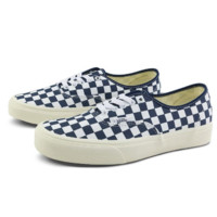 VANS 范斯 Authentic 中性運動帆布鞋 VN0A5KS94M0 藍白棋盤格 35