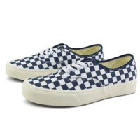 VANS 范斯 Authentic 中性運(yùn)動(dòng)帆布鞋 VN0A5KS94M0 藍(lán)白棋盤格 35