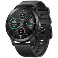 HONOR 榮耀 MagicWatch 2 運動款 智能手表 46mm 碳石黑表盤 黑色橡膠表帶