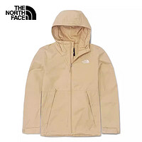 THE NORTH FACE 北面 沖鋒衣男戶外防風(fēng)硬殼單層夾克4UDN 卡其色/LK5 M