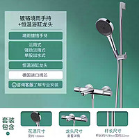 hansgrohe 漢斯格雅 柯洛梅達系列 26779007 淋浴花灑套裝 境雨手持+恒溫龍頭