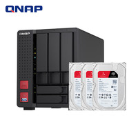 QNAP 威聯(lián)通 TS-564 五盤位NAS (N5105、8GB）+酷狼4T*3