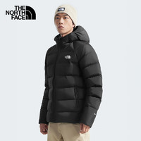 THE NORTH FACE 北面 羽絨服男戶外保暖高蓬鵝絨羽絨外套8DMA 黑色/JK3 XL