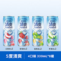 RIO 銳澳 清爽 氣泡雞尾酒組合裝 4口味 330ml*8罐