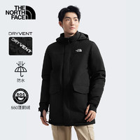 THE NORTH FACE 北面 羽絨服男戶(hù)外防水保暖鵝絨4U81 宇宙黑/4H0 L