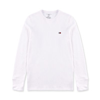 TOMMY HILFIGER 男士圓領(lǐng)長袖T恤09T3585-100白色