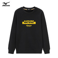 Mizuno 美津濃 ?戶外休閑衛(wèi)衣 時(shí)尚百搭長(zhǎng)袖 情侶圓領(lǐng)上衣