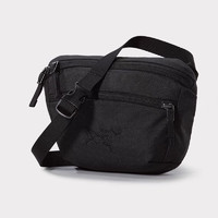 ARC'TERYX 始祖鳥(niǎo) MANTIS 1 WAIST PACK 男女同款腰包刺繡鳥(niǎo)標(biāo)斜挎包 BLACK II