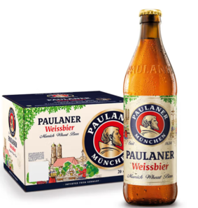 德國(guó)進(jìn)口！PAULANER 保拉納 精釀白啤 500ml*20瓶