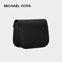 MICHAEL KORS 邁克·科爾斯 邁克.科爾斯MK女包 Emilia系列 小號(hào)馬鞍包單肩斜挎包 黑色 35S2GU5C1L BLACK