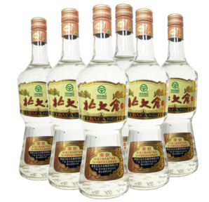 20點！北大倉 部優(yōu) 醬香型白酒 50度 680ml*6瓶