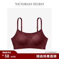 VICTORIA'S SECRET Q彈軟支撐果凍條小雛菊老花蕾絲返定杯薄杯無(wú)鋼圈背心 05P8 11216630 XS