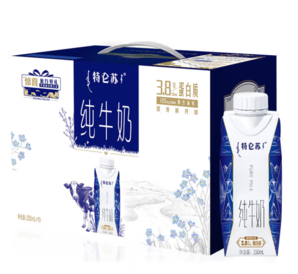 特侖蘇 蒙牛特侖蘇純牛奶夢幻蓋 250ml×10盒 更好營