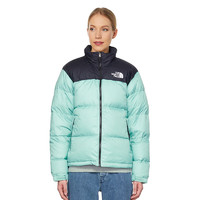 THE NORTH FACE 北面 TNF北面美版1996 Nuptse女羽絨服DWR700蓬鵝絨 6R7-青色 S