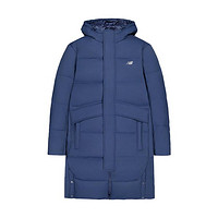 new balance NB24年男款時(shí)尚休閑百搭長(zhǎng)款連帽羽絨服AMJ43355