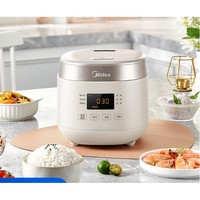 Midea 美的 0涂層2L不銹鋼內(nèi)膽1-4人電飯煲功能無涂層電飯煲MB-RC201S ?316L不銹鋼 2L