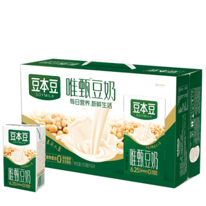 豆本豆唯甄豆奶非轉(zhuǎn)基因東北大豆250ml多口味植物蛋白飲品營養(yǎng)