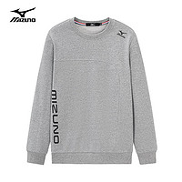 Mizuno 美津濃 戶外休閑衛(wèi)衣男圓領(lǐng)寬松長(zhǎng)袖打底衫