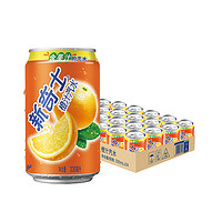 88VIP！sunkist 新奇士 watsons 屈臣氏 橙汁汽水橙子味330ml*24罐