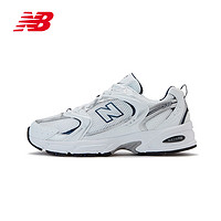 new balance 530系列男鞋女鞋經典時尚輕便透氣潮流休閑小白鞋 MR530SG 白色 41.5