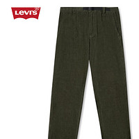 Levi's 李維斯 男士寬松直筒帥氣復古休閑燈芯絨長褲 002HW-0000 綠色 M