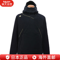 DESCENTE 迪桑特 抓絨外套運動服衛(wèi)衣 防風(fēng)保暖連帽衫 秋冬DBX-2360C BLK L