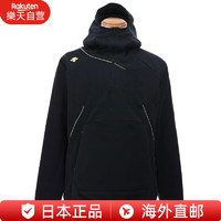 DESCENTE 迪桑特 抓絨外套運動服衛(wèi)衣 防風保暖連帽衫 秋冬DBX-2360C BLK L