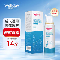 WELLDAY 維德 鼻塞腔洗鼻鹽水清洗器  100ml-成人