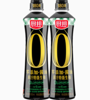 88VIP！廚邦 醬油零添加原汁特級(jí)生抽 500ml*2瓶