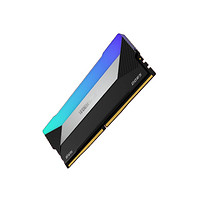 BIWIN 佰維 DX100 DDR5 6000MHz RGB 臺(tái)式機(jī)內(nèi)存 32GB（16GBx2 ）燈條 石耀黑