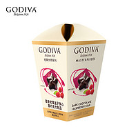 GODIVA 歌帝梵 大師系列覆盆子夾心黑巧克力105g(任選4件)