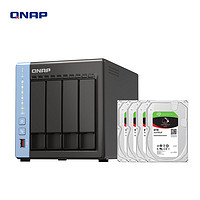 QNAP 威聯(lián)通 S-464C 4盤位NAS（賽揚N5095、8GB）+酷狼盤8TB*4