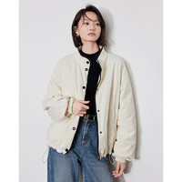 TOYOUTH 初語 女士兩面穿燈芯絨立領(lǐng)棉服 10117366902972