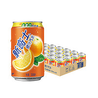 sunkist 新奇士 watsons 屈臣氏 橙汁汽水橙子味330ml*24罐