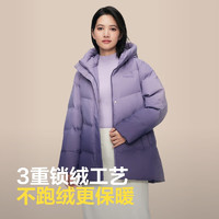 BOSIDENG 波司登 90絨紅色羽絨服外套 B40145128B 萱草紫漸變9W24-24 L