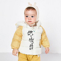 巴拉巴拉 嬰幼童連帽拼接羽絨服